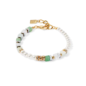 Precious Fusion Offset bracelet gold-green
