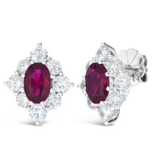 Rodeo Drive Ruby Earrings