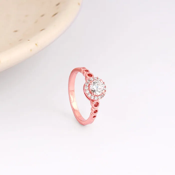 Rose Gold Encircled Ring