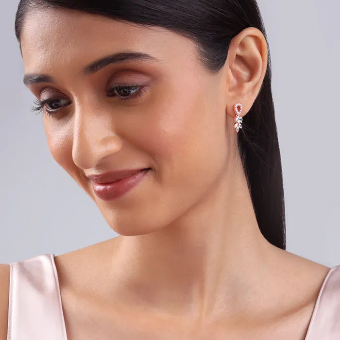 Rose Gold Petalo Earrings
