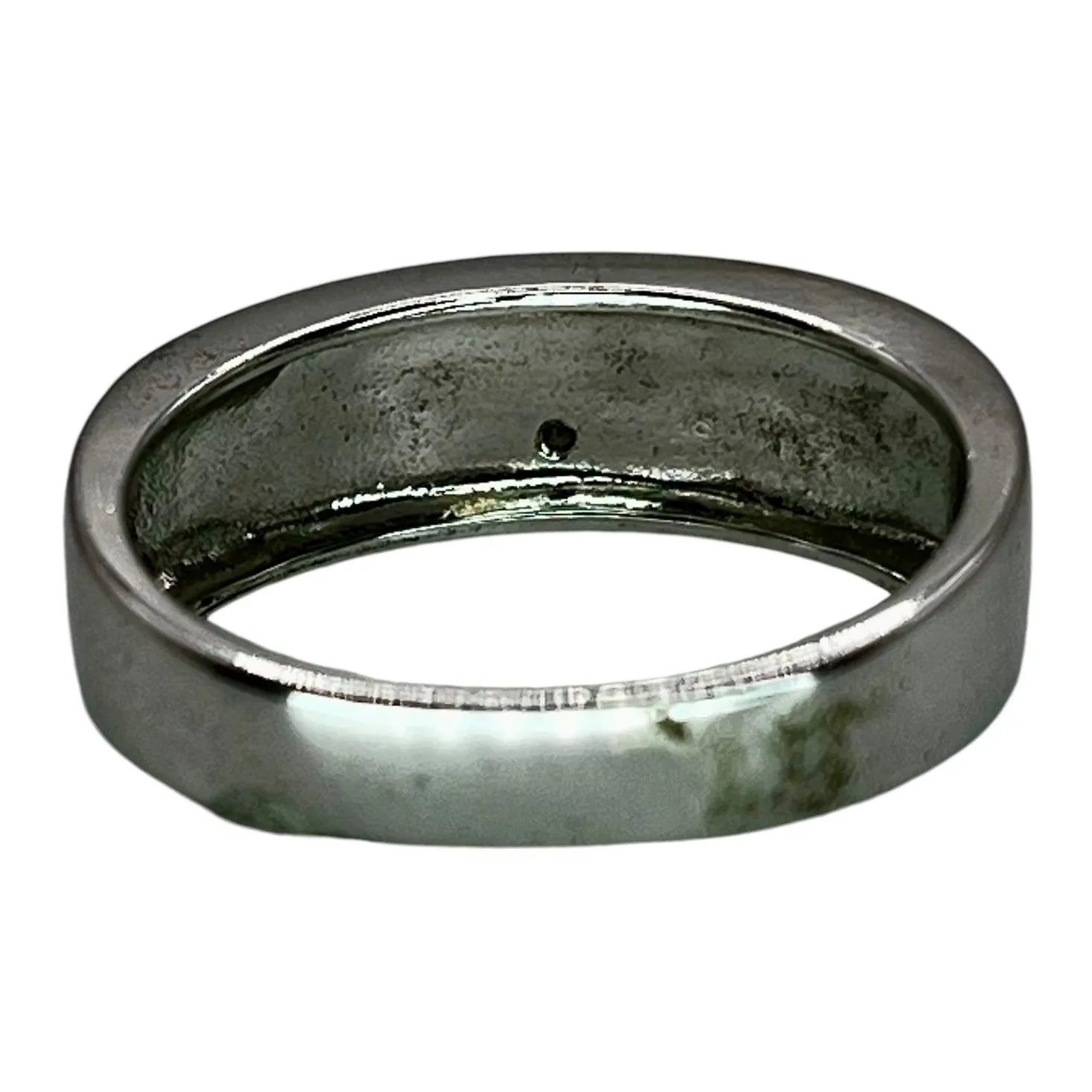 Ross Simons 925 Sterling Silver Two Row Ring Size 8 Band Classic Stackable Basic