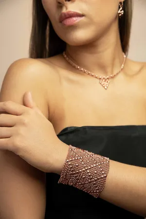 SG Liquid Metal B26?CRG Rose Gold Finish Bracelet by Sergio Gutierrez