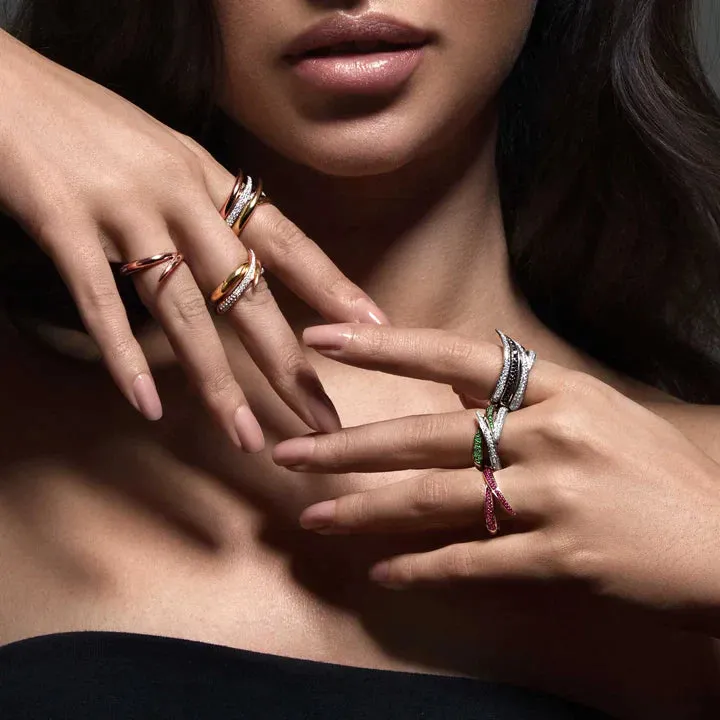 Shaun Leane Interlocking 18ct Rose Gold Single Ring