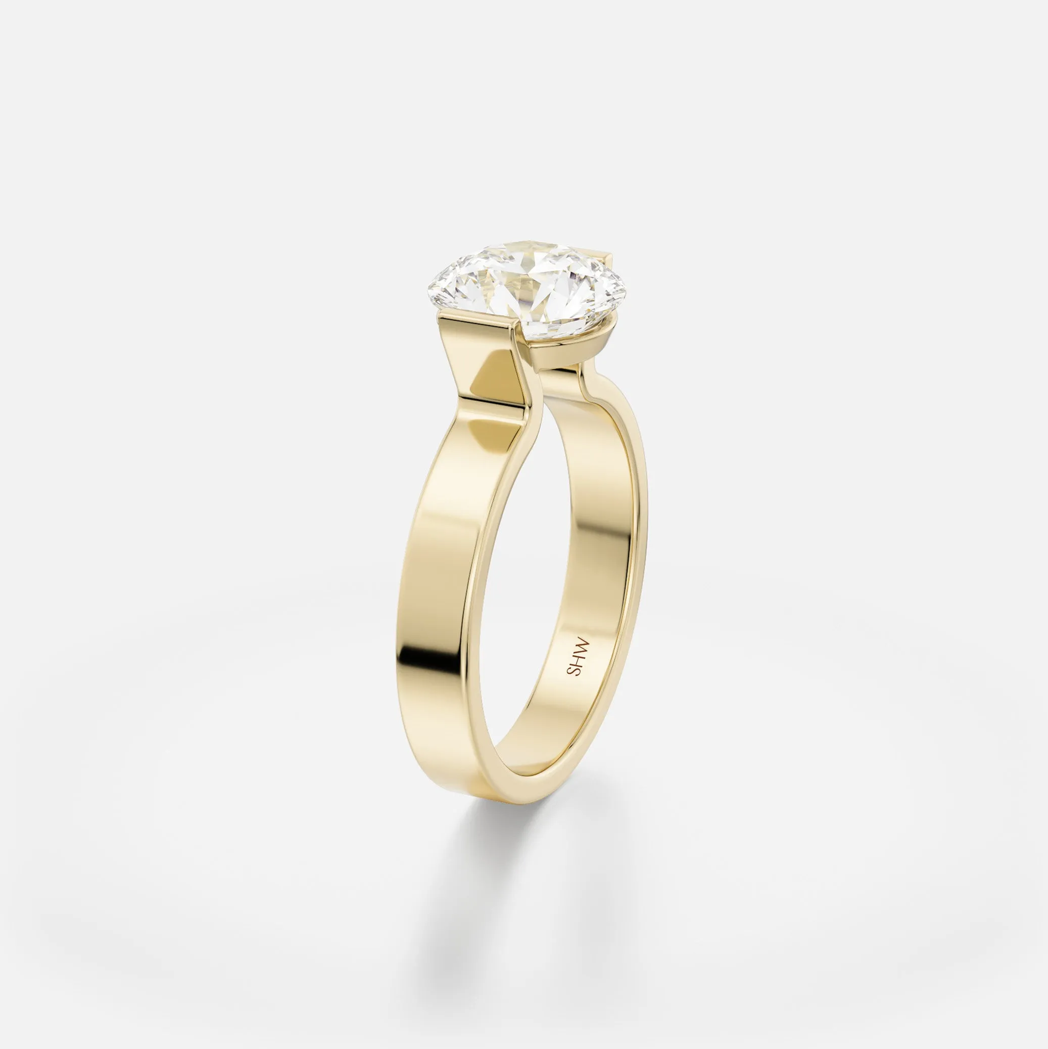 Silva Ring with 2.50ct Natural Diamond in Gold