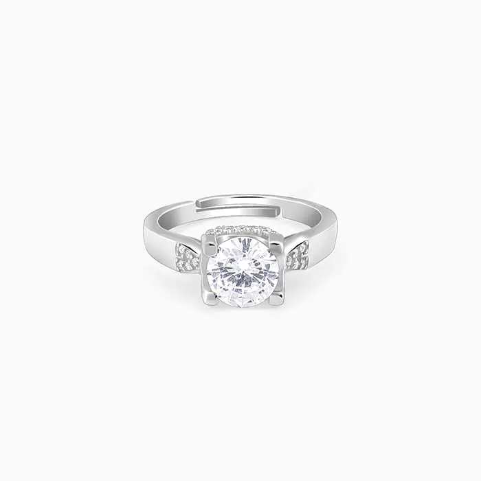 Silver All About Love Ring