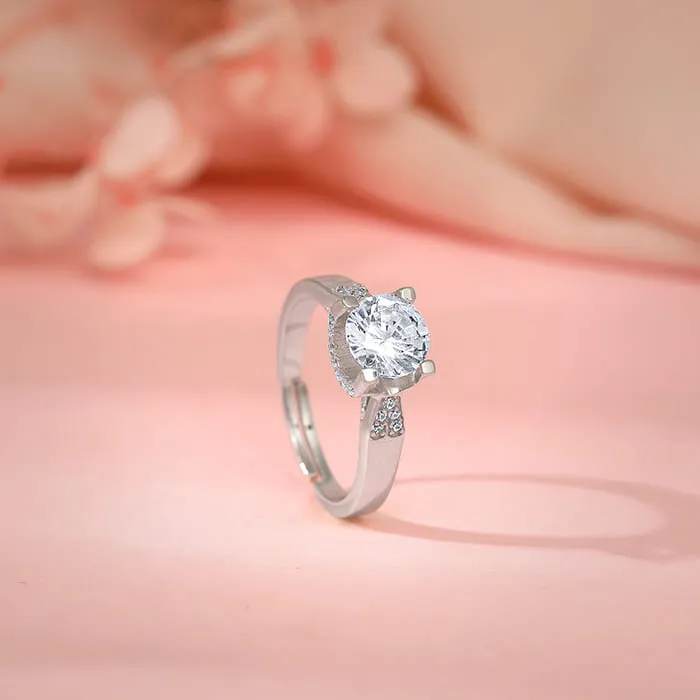 Silver All About Love Ring