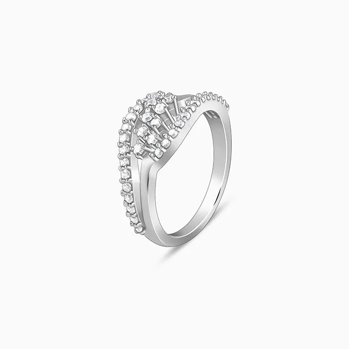 Silver Look Fab Ring