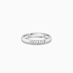 Silver Rope Ring for Him