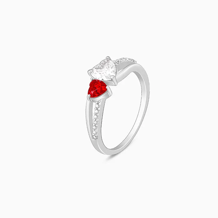 Silver U & Me Ring
