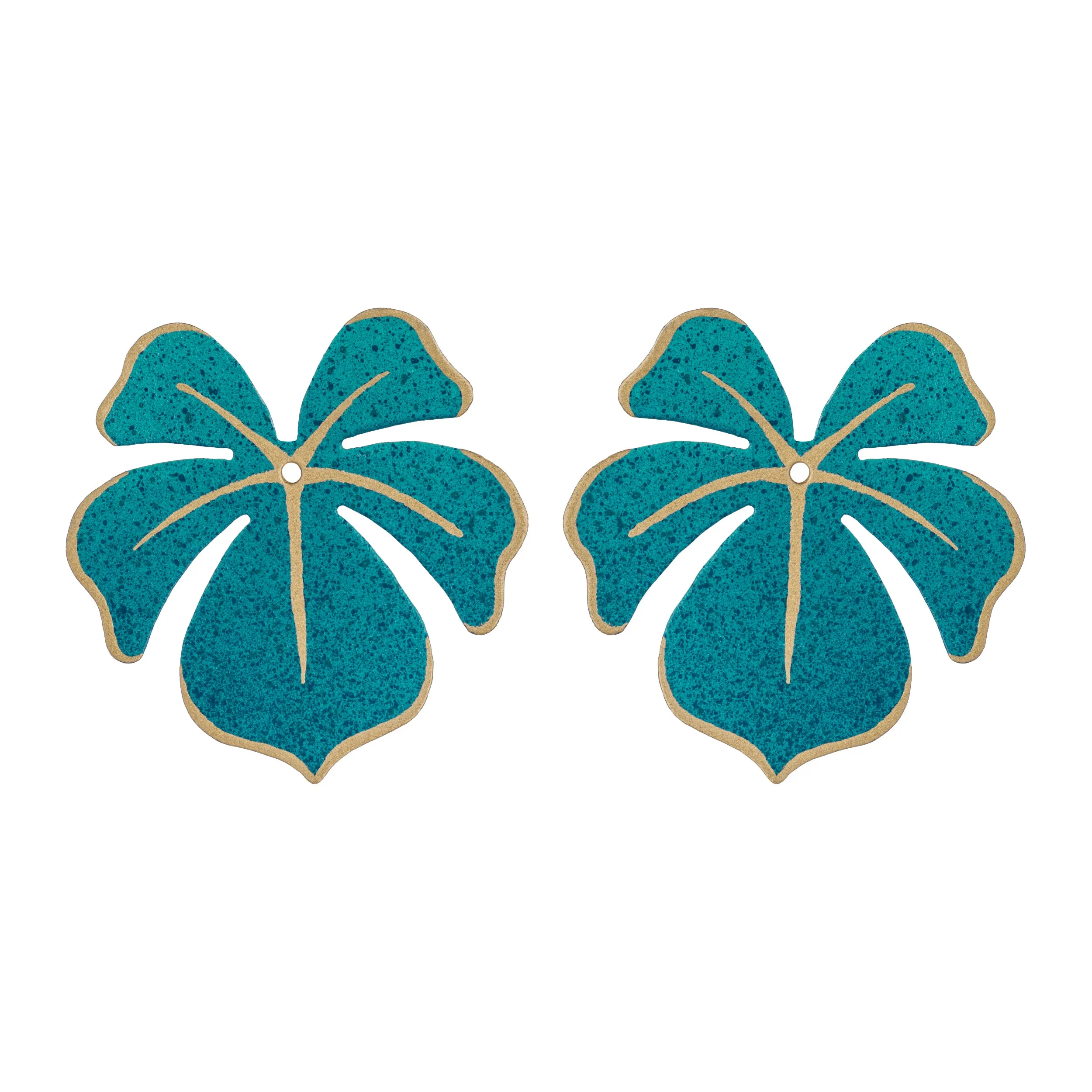 Single Teal Tahiti Earrings