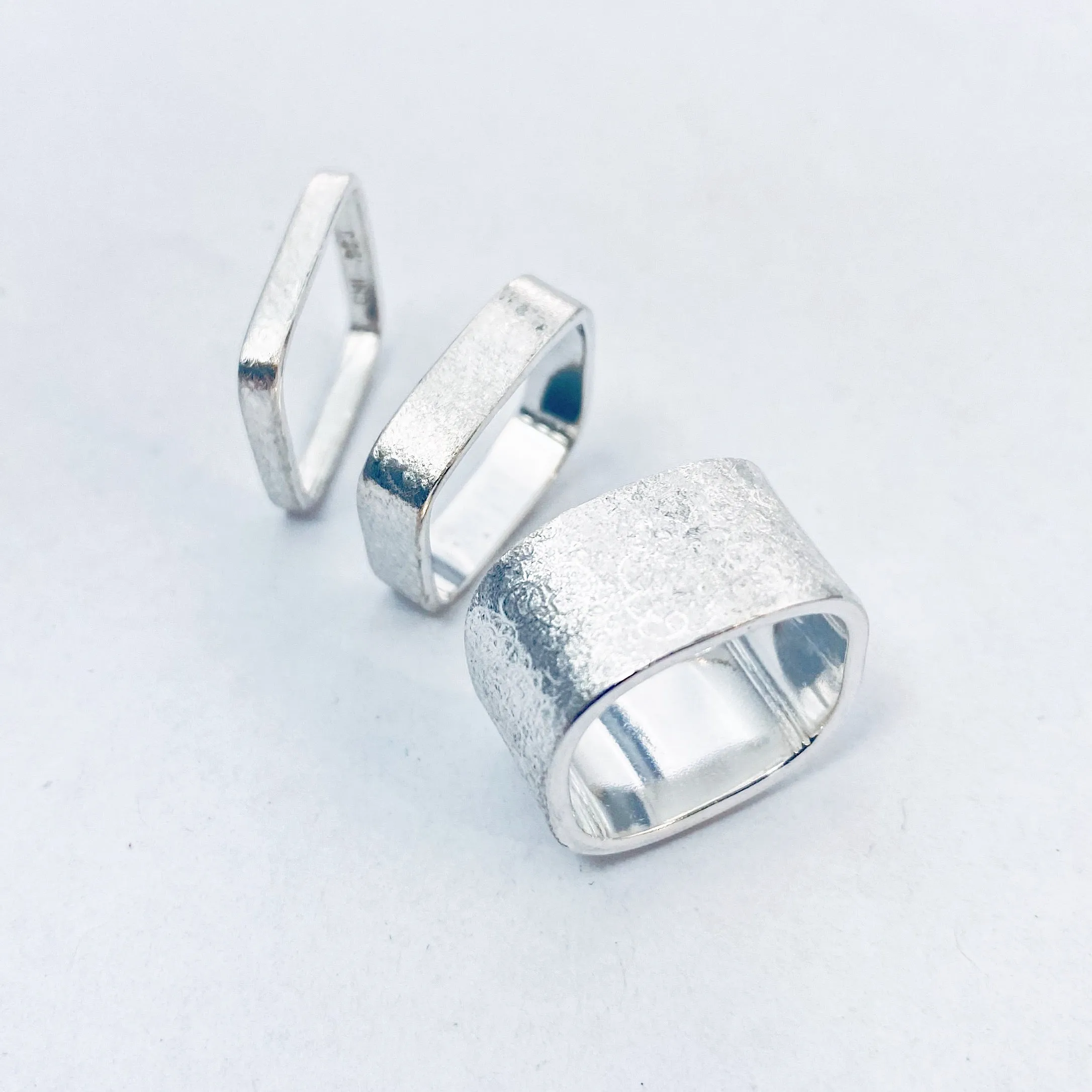 Skinny Scribble Stacking Ring