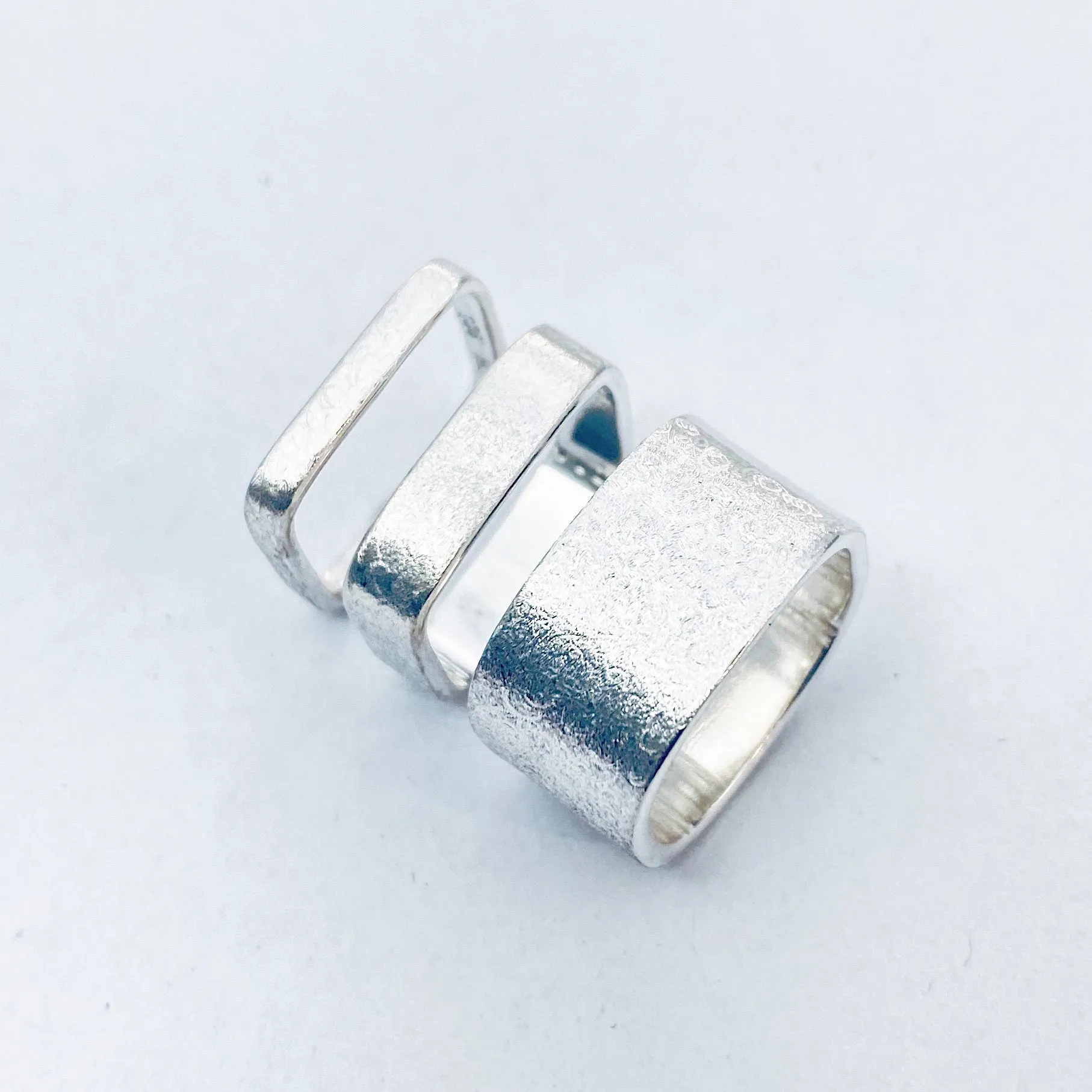 Skinny Scribble Stacking Ring