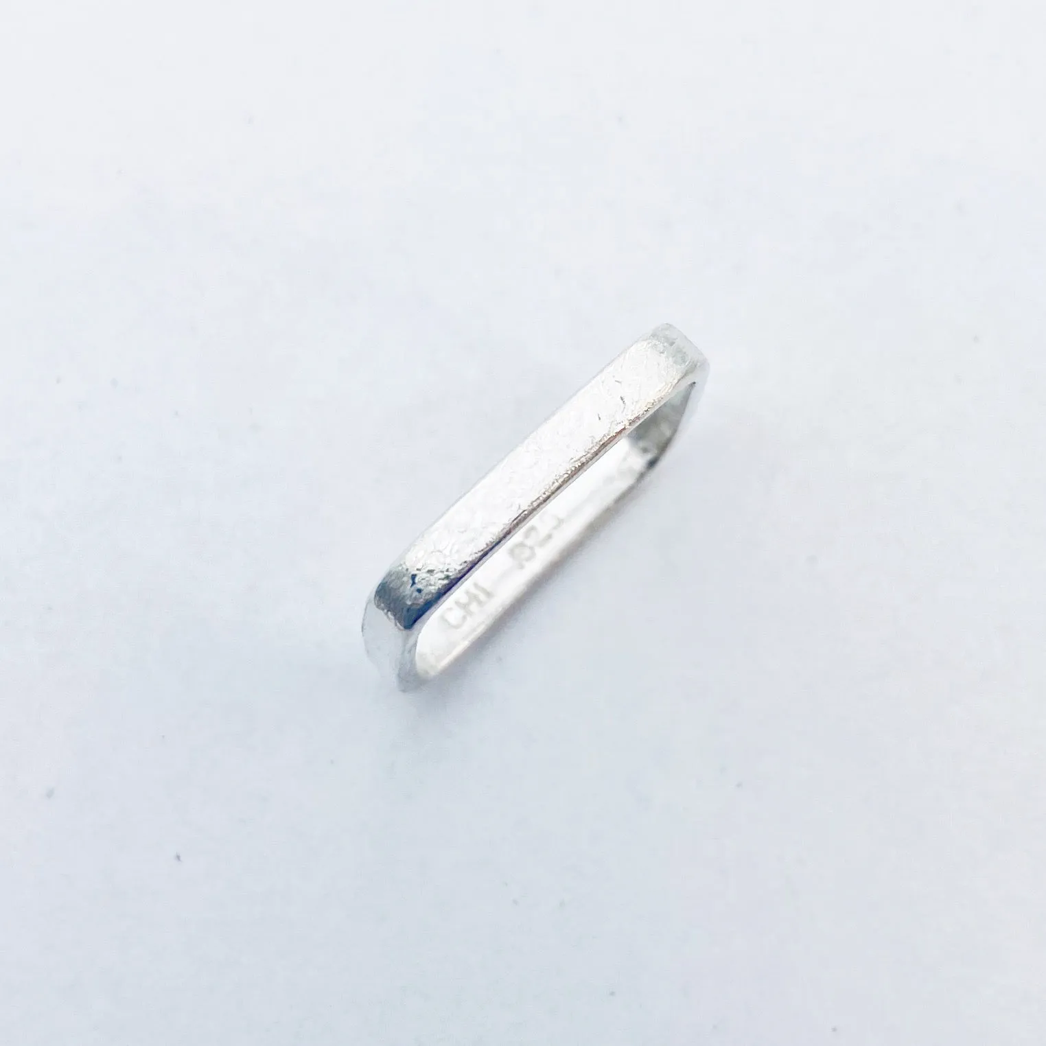 Skinny Scribble Stacking Ring