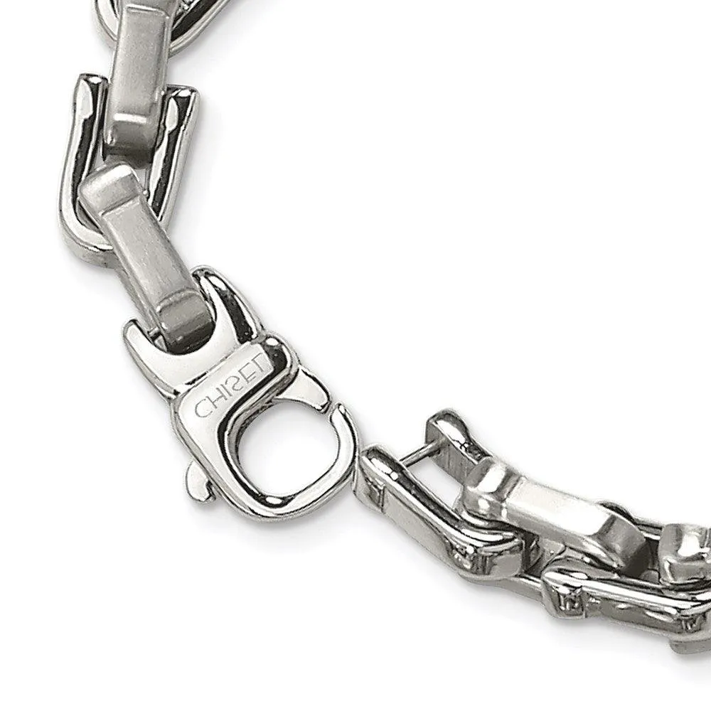 Stainless Steel Brushed and Polished 24in Necklace