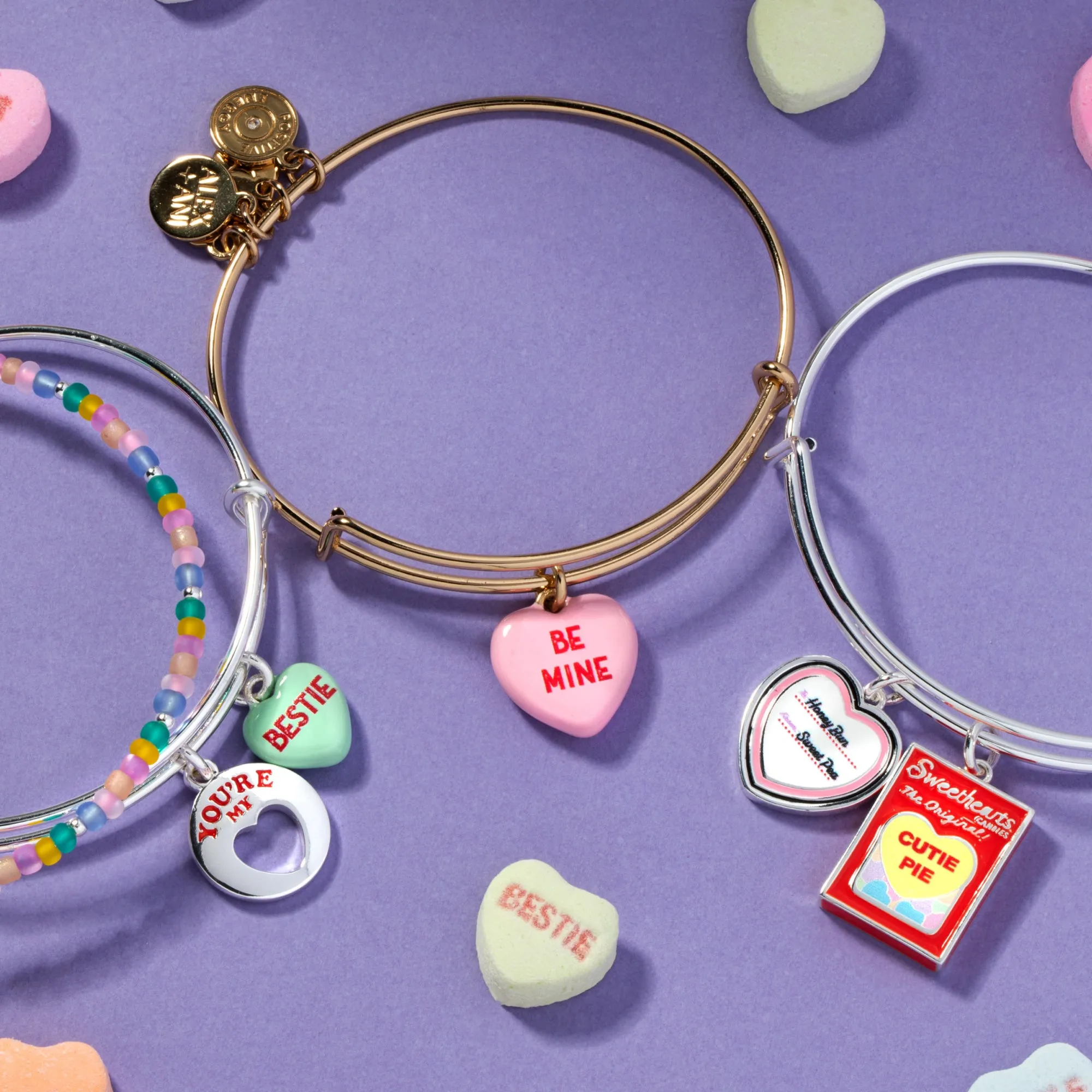 Sweethearts? ??Be Mine?? Charm Bangle
