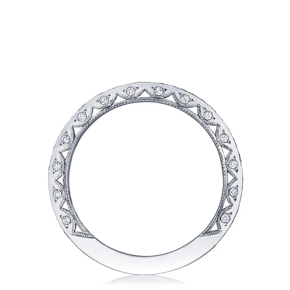 Tacori Classic Crescent Pave Diamond Wedding Band